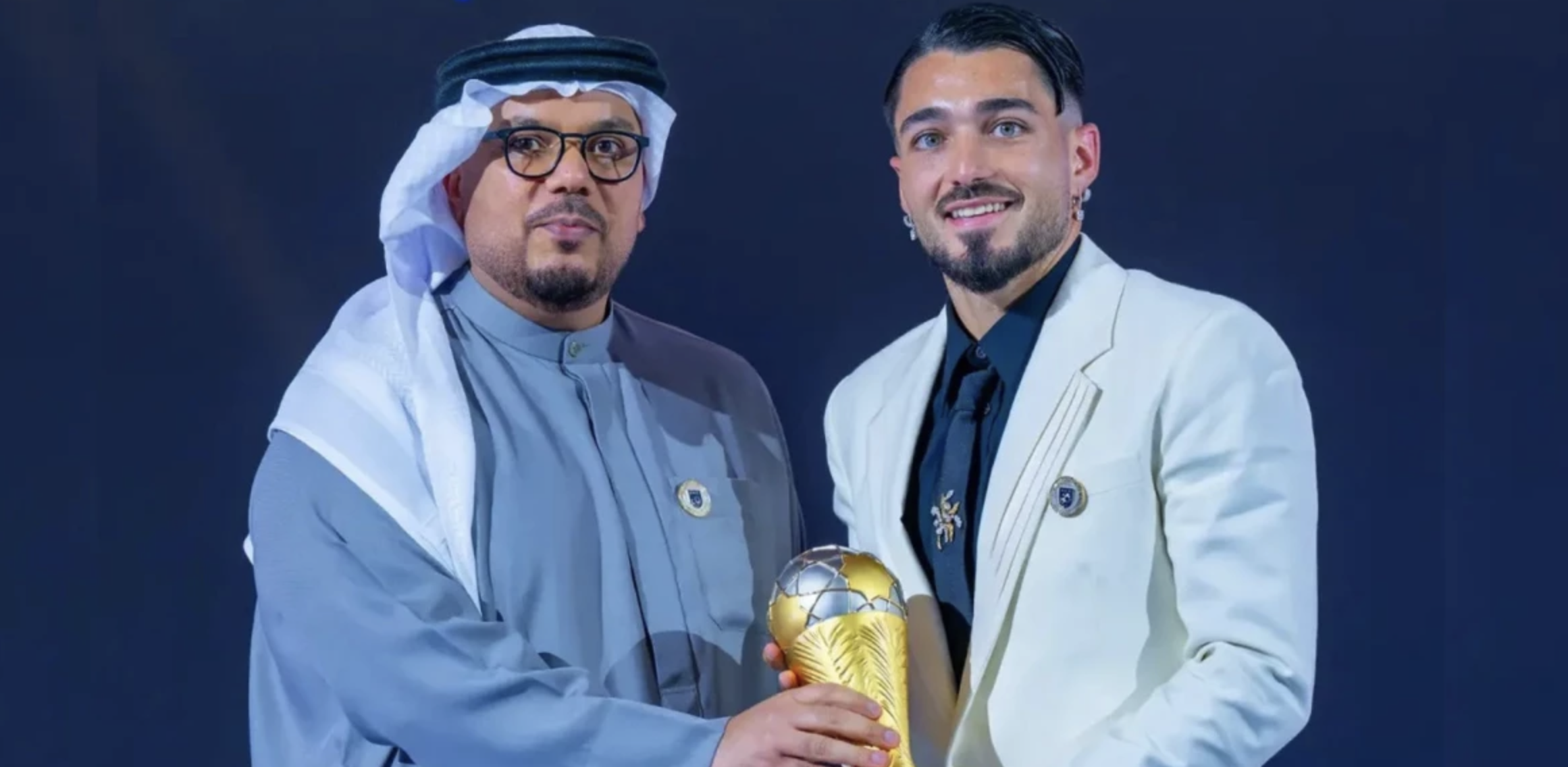 Matías Palacios hizo historia y ganó el Balón de Oro en Emiratos